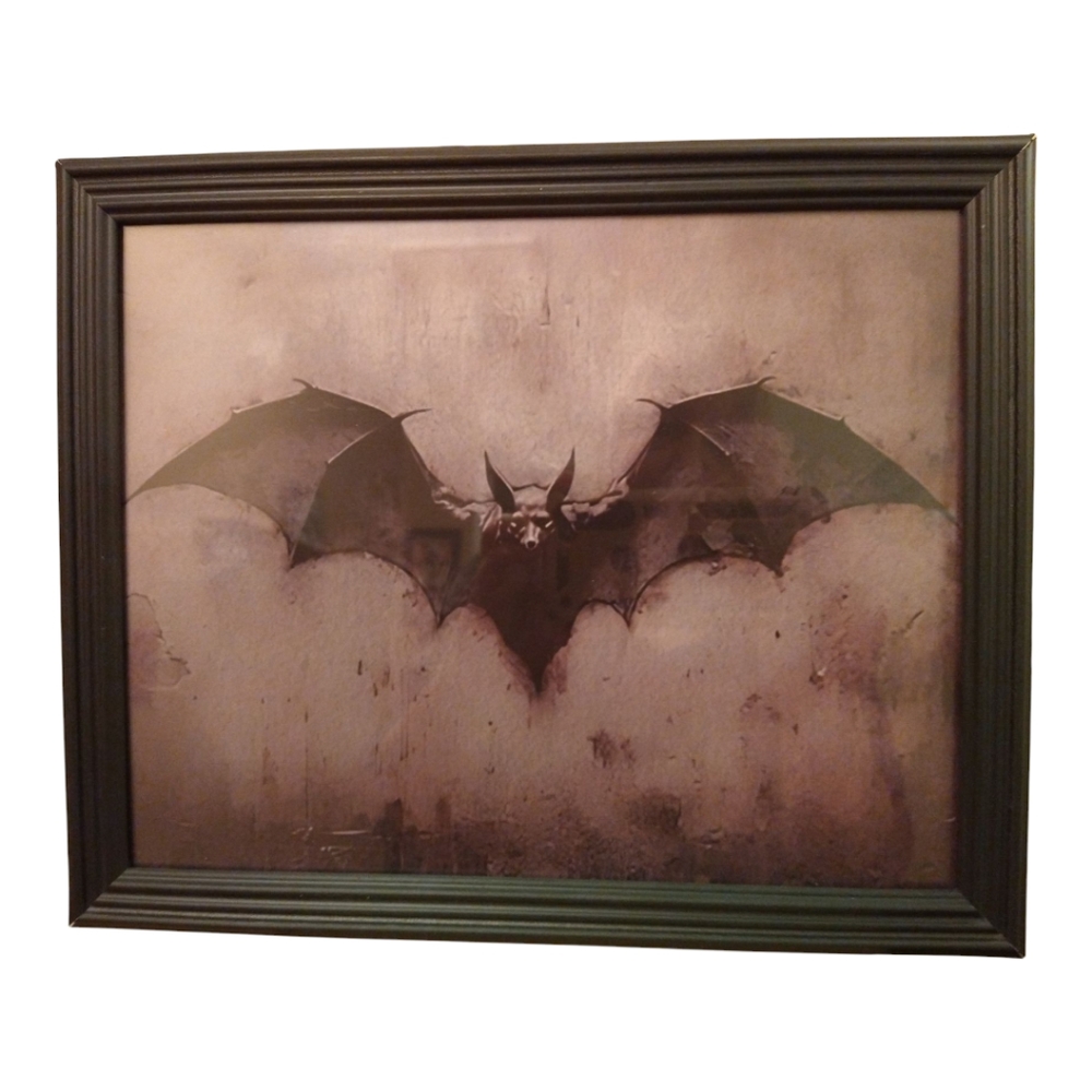 NEW BAT HALLOWEEN Framed Decor Print 8x10 w Frame - Picture 2 of 4